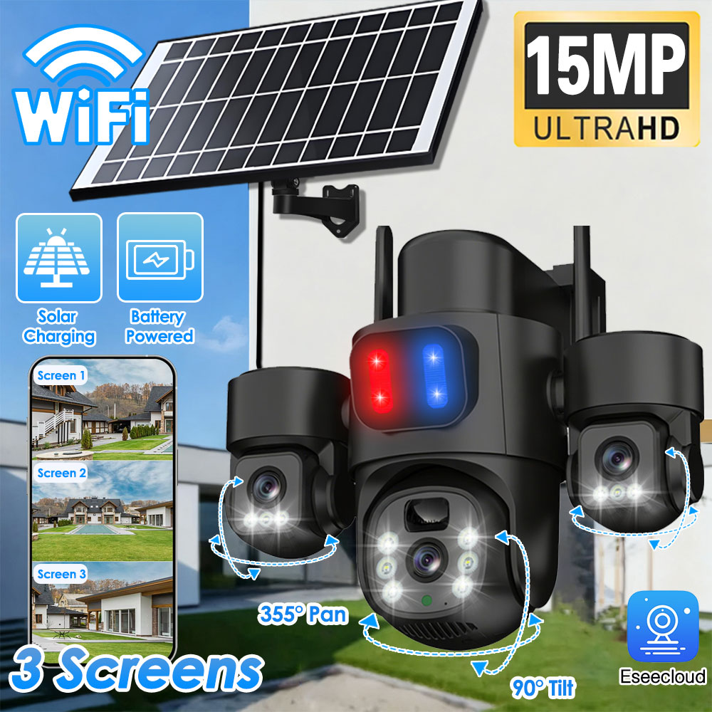 WIFI Solar PTZ Camera Outdoor  - огляд і ціна Home Office Zoom