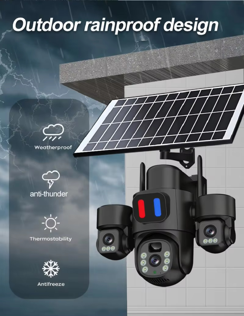WIFI Solar PTZ Camera Outdoor  - огляд і ціна Home Office Zoom