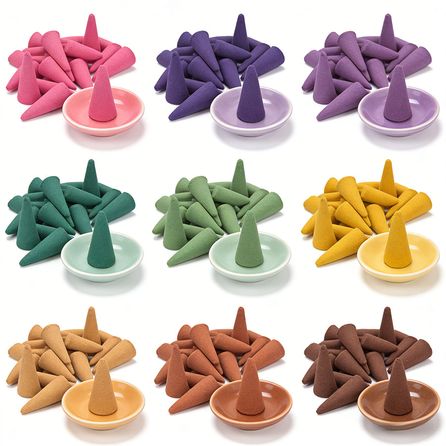 Mixed Tower Incense Cones and  - огляд і ціна Home Office Yoga Room