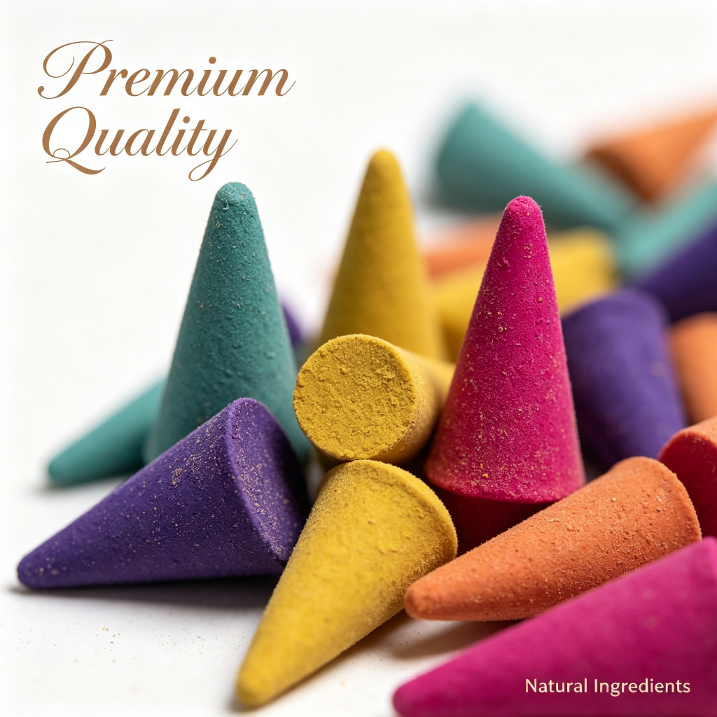 Mixed Tower Incense Cones and  - огляд і ціна Home Office Yoga Room