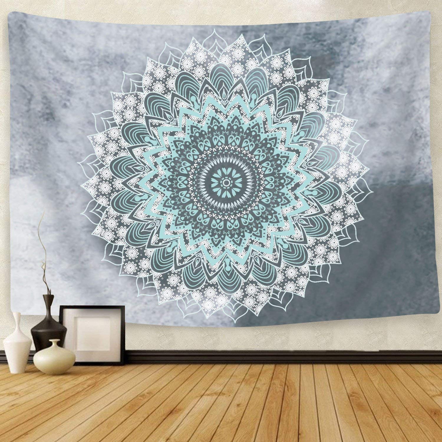 Mandala Tapestry Macrame Wall  - огляд і ціна Home Office Yoga Room