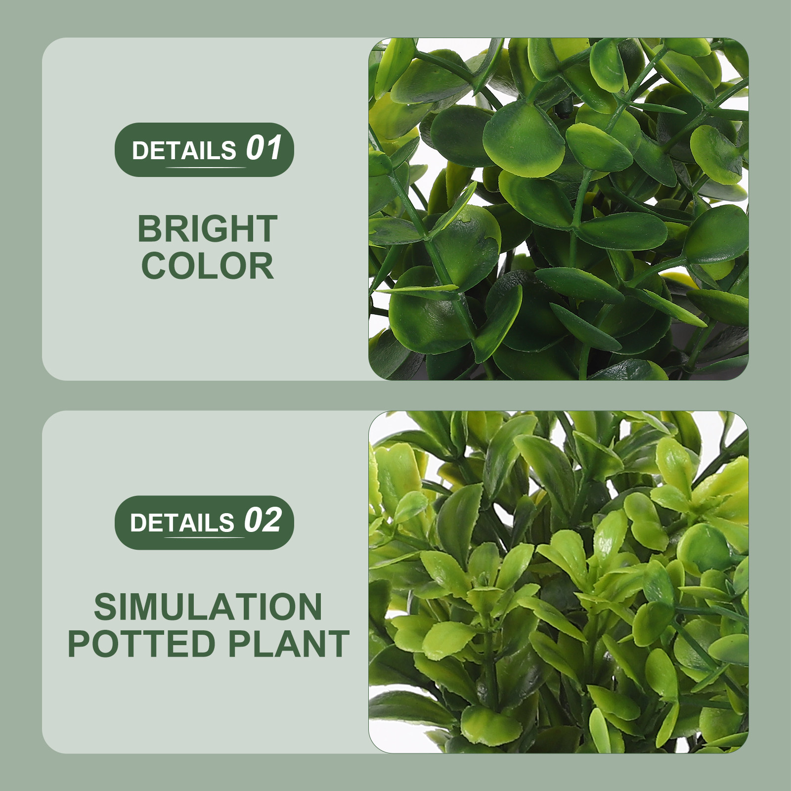 3Pcs Artificial Bonsai Faux Eu - огляд і ціна Home Office Simulator