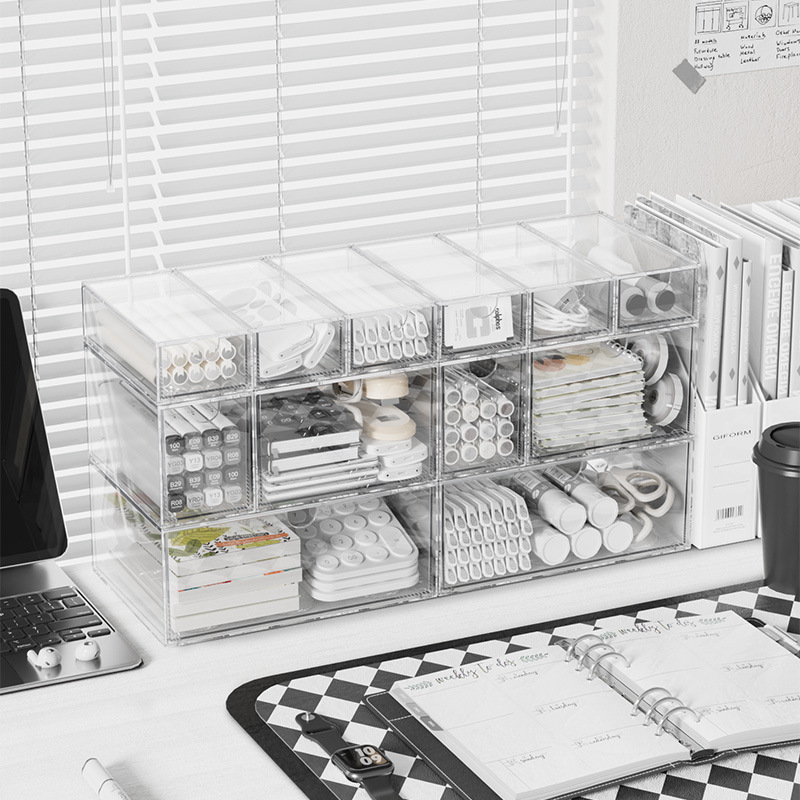 Acrylic Stackable Organizer Bo - огляд і ціна Office Drawer Organizer